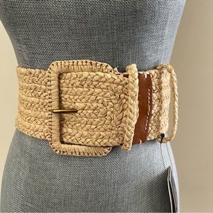 Polo Ralph Lauren XS Women's
Tan Raffia 3.5" Wide Belt